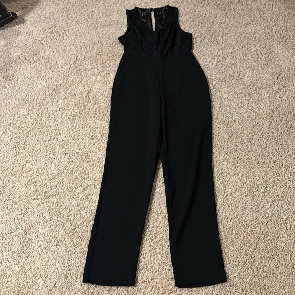 BCBGENERATION WOMEN SIZE 0 BLACK JUMPSUIT